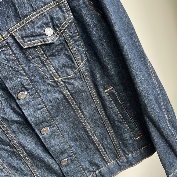 GAP Men's Dark Indigo Denim Jacket - Picture 4 of 9